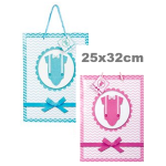 Baby Gift Bag size Large 25x32cm, assorted designs